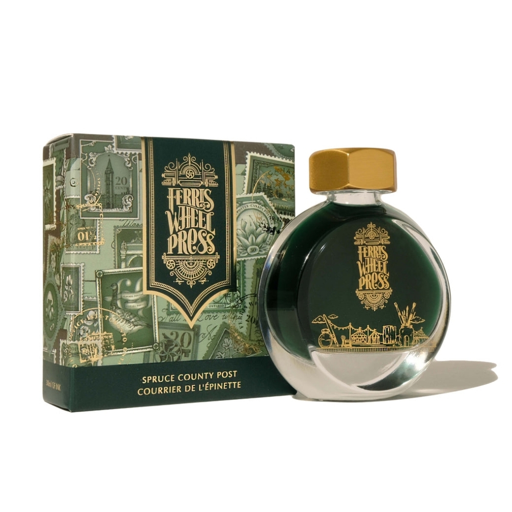 ⭐*New in Box!* 38ml Spruce County Post Fountain Pen Ink - Sold Out Online!